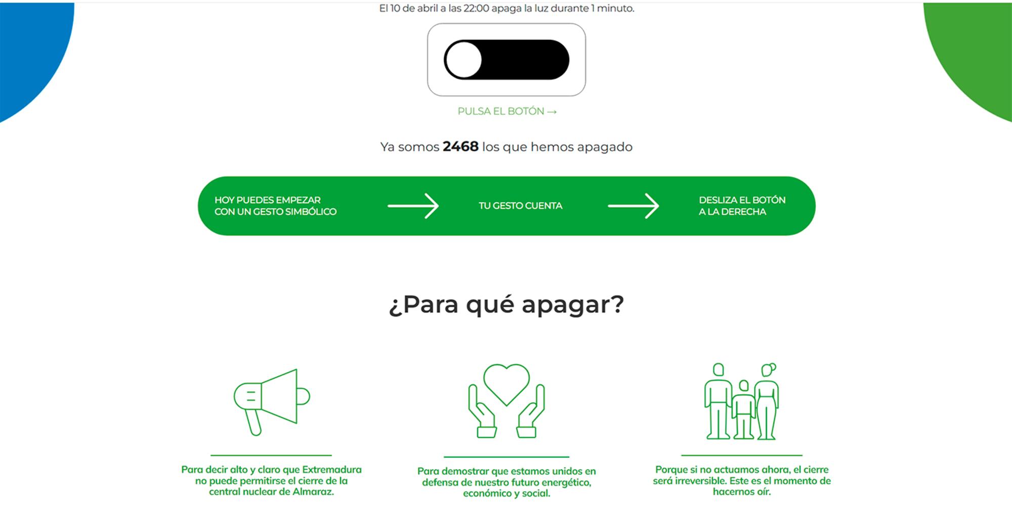 Pantallazo Gran Apagon Almaraz